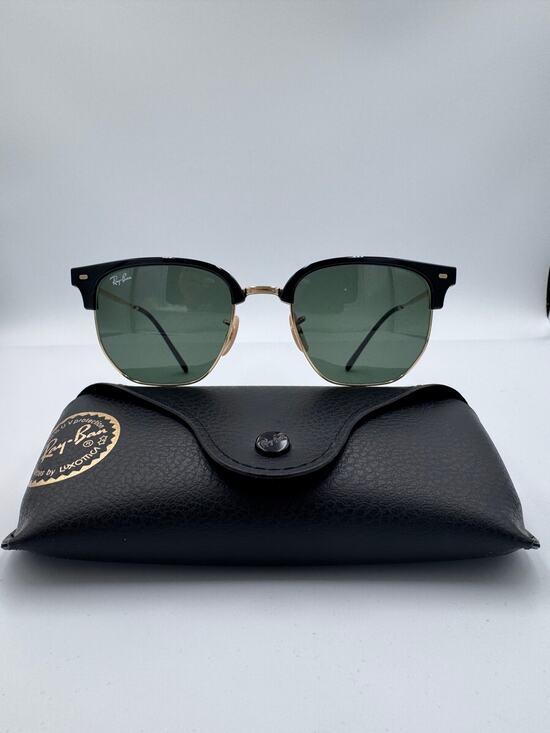 Ray-Ban RB4416 New Clubmaster Black Arista Frame Green Lens 51mm New main image 7